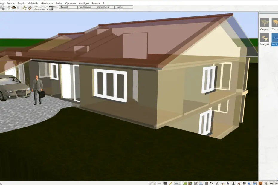 3D Modell im HausDesigner3D Professional