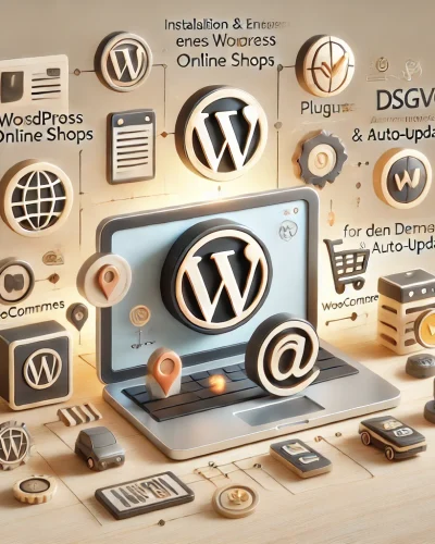 Installation & Einrichtung eines WordPress Online Shops mit Plugins & Auto-Updates