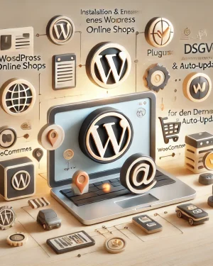 Installation & Einrichtung eines WordPress Online Shops mit Plugins & Auto-Updates